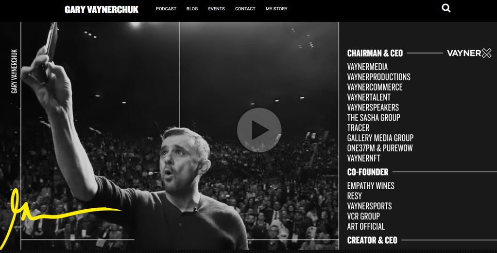 1er exemple de Personal Branding : Gary Vaynerchuk.