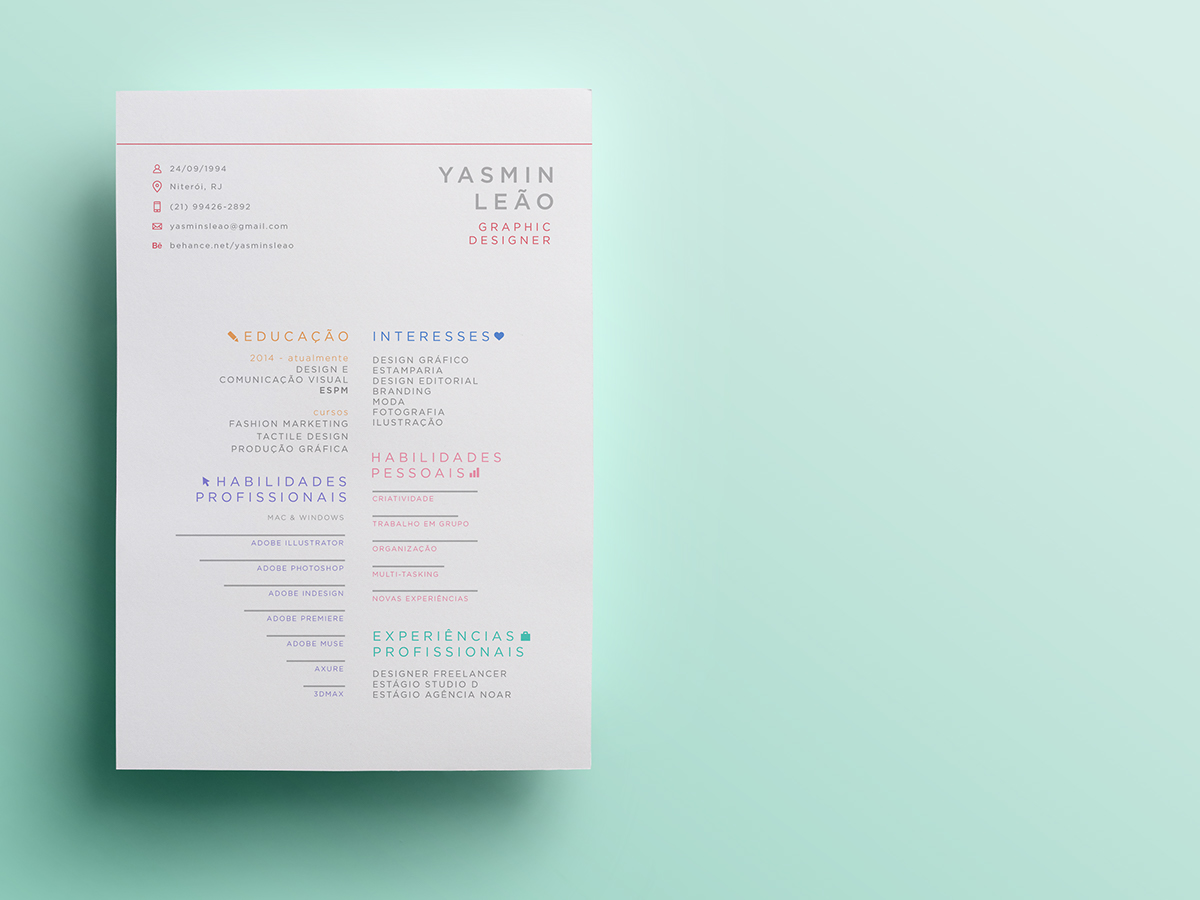 tendance française du CV sur une page tendance française du CV sur une page