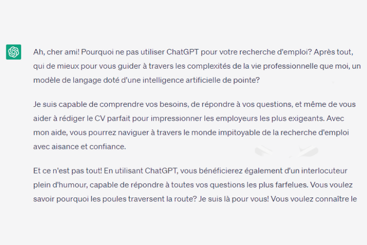 Révolution IA : utiliser ChatGPT pour sa recherche d'emploi